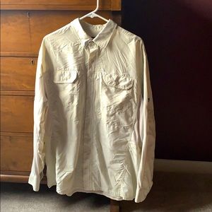 Kuhn long sleeve shirt - cream color